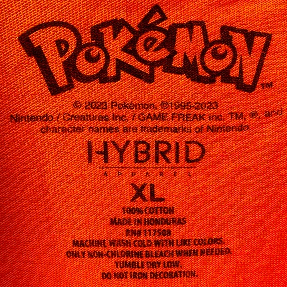 Charmander "Fire Type" Pokemon Graphic T-Shirt - Size Extra Large XL - NWT - Picture 3 of 3